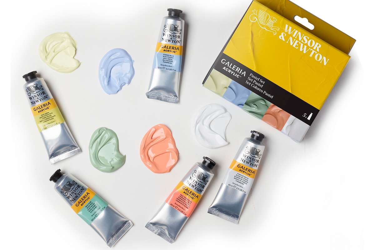 Galeria Acrylic color set 5x60ml, pastel